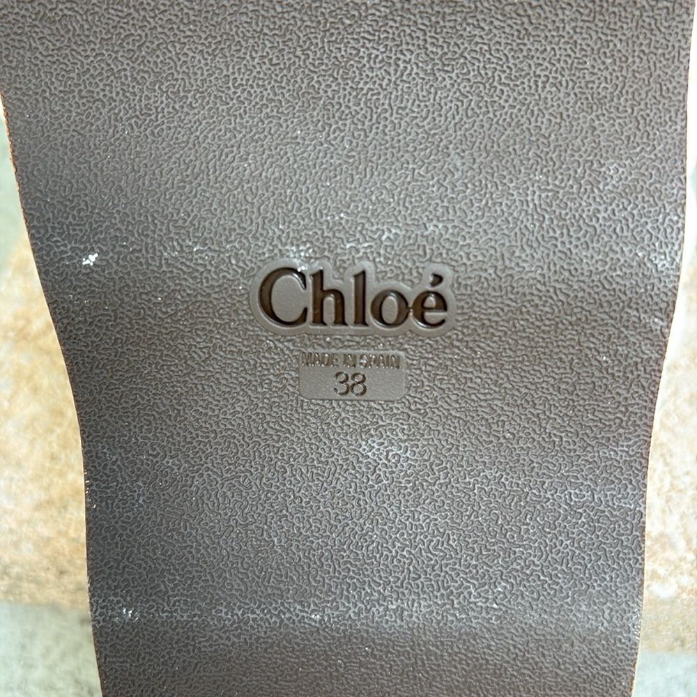 Chloe braided wavy slide sandals - Picture 8 of 9